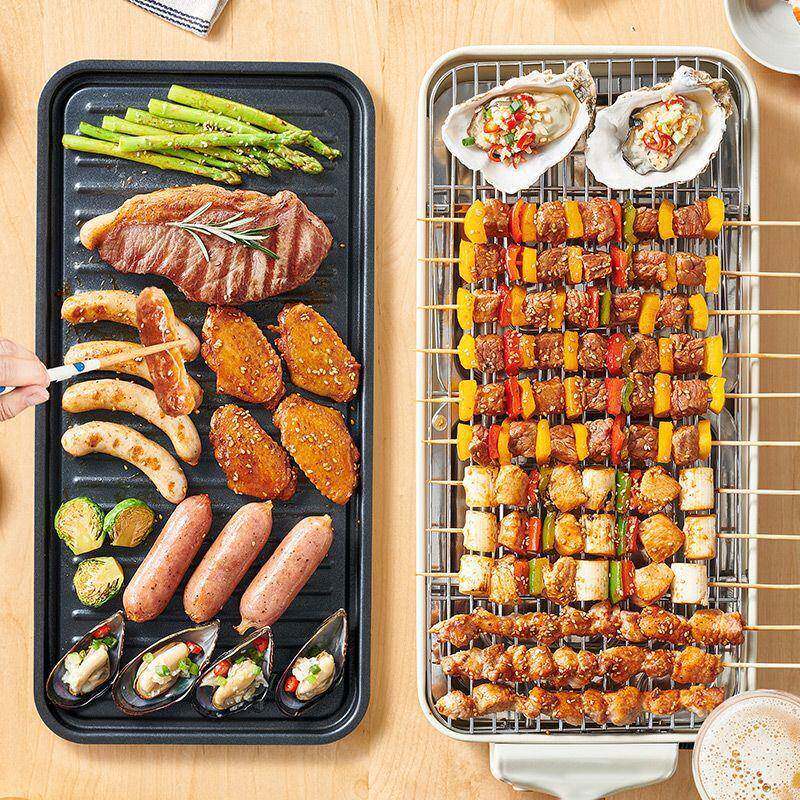 电烧炉盘家用无烟电烤炉多功能烤厂家直供韩式烤肉炉串电烤盘烤烤