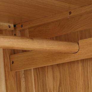 厂家直销实门木衣柜实SVT木开整体大衣橱储衣物柜两门柜