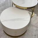 材工岩板大理石定制餐桌长方形电视柜边茶几面板圆形石985台面加