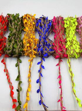 1GAS-LH-100花米森绿系麻绳鲜花束包装叶麻绳绑花带包装绳子厂家