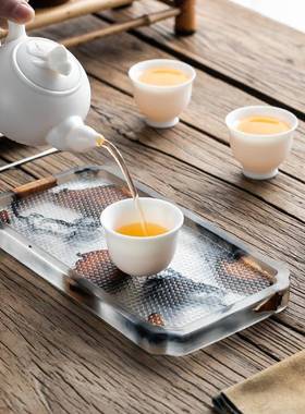 干泡壶承养壶垫日式手工实木脂盘圆托形茶66951树壶托家用木茶盘