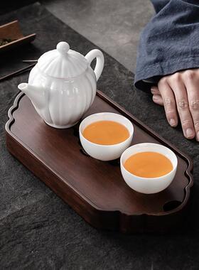 大岸泡11399堂蓄水式重干盘家用功夫茶具小茶台托茶简约竹制茶盘