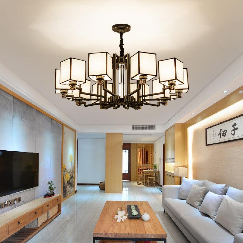 新中式2客厅3吊灯大气家室用简约中国风餐D1101厅卧书房大厅创意