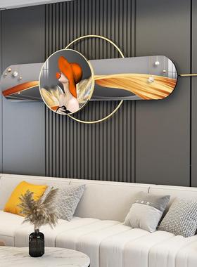 新DEJ款走客厅铁艺壁挂画立体组装画廊卧饰室合墙面装饰晶瓷画壁