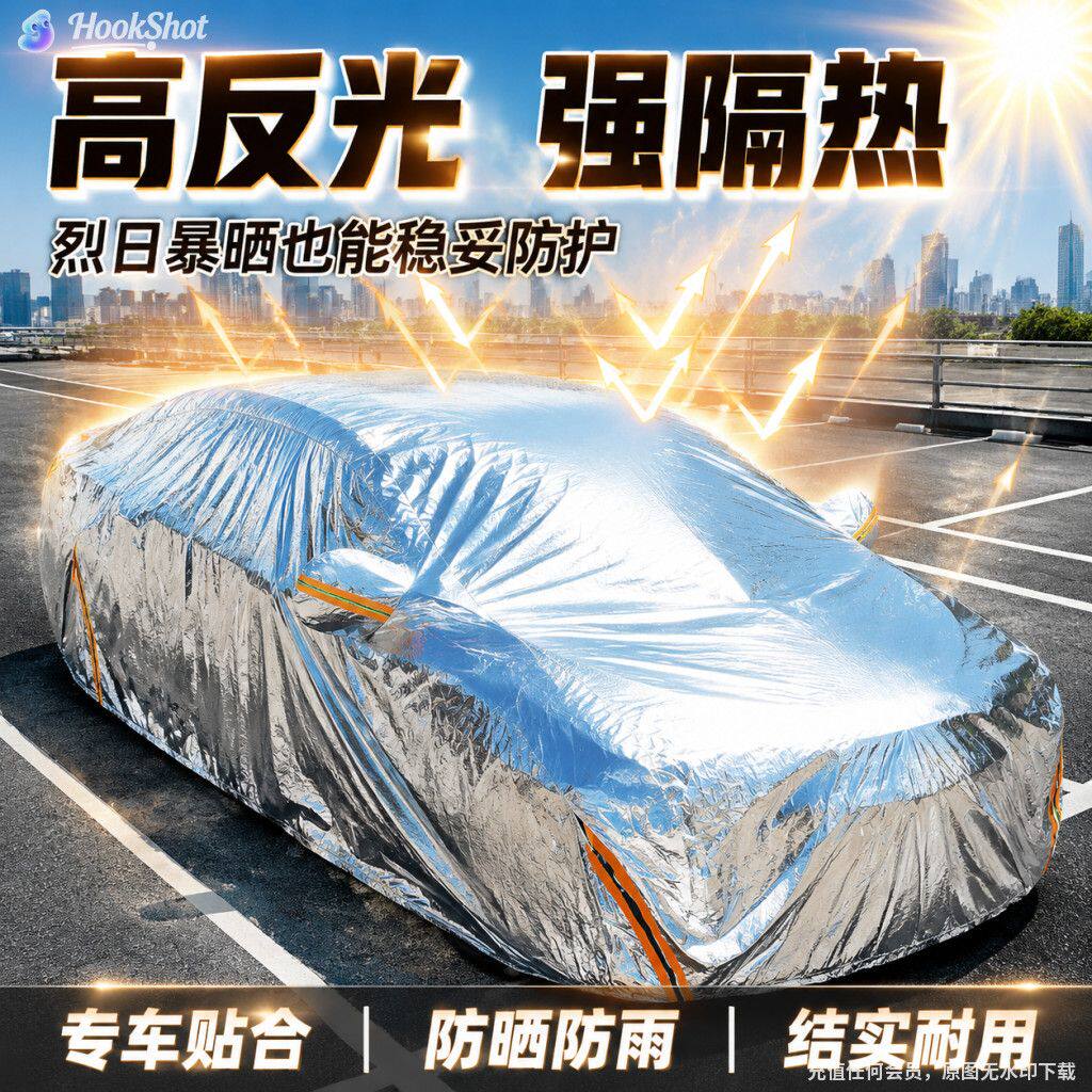 汽车车衣车罩防晒防雨专用隔热加厚遮阳四季通用车套加厚铝膜全罩