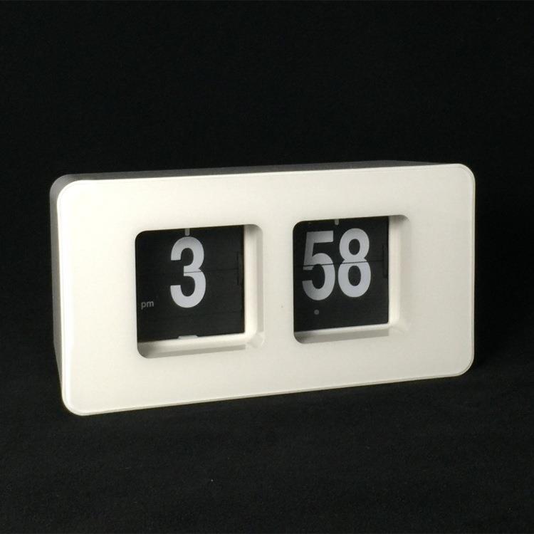 翻页钟表993挂钟翻页时钟静钟机芯简时约时钟创意音挂钟