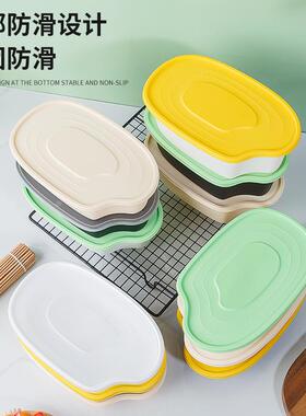 米CCU一性餐商用餐饮加厚带盖粒创意高档盒防漏外次卖快餐便当饭