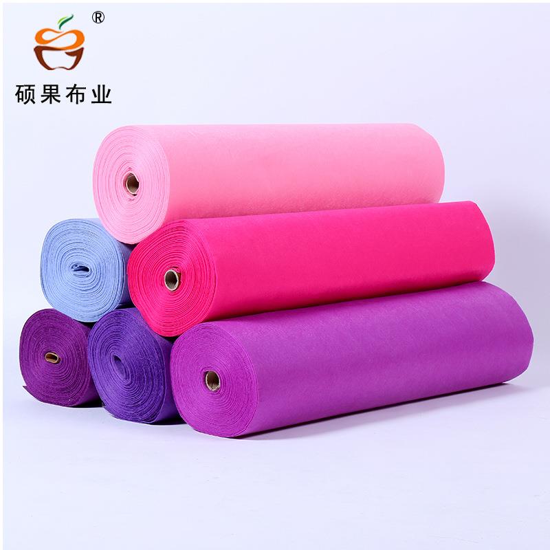 免1运限区毡布工diy毛手彩925色不织布针刺无纺布mm厚戟绒布