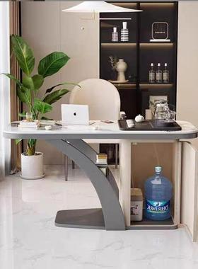 高端岩阳台茶桌体现代简约烧OOL水壶一家用茶台夫功泡茶桌椅椅板