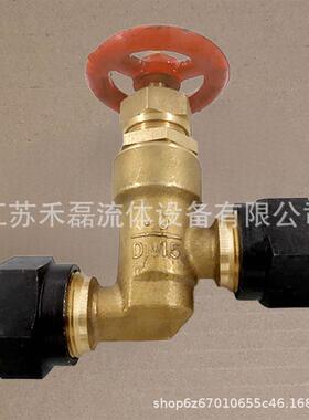 595/596A100006铜截止阀止回阀外螺纹B型A40015直通角式40025PN40