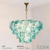 Lesli客厅设计师款 法式 Hugh 复古中古风艺术主灯餐厅卧室玻璃吊灯