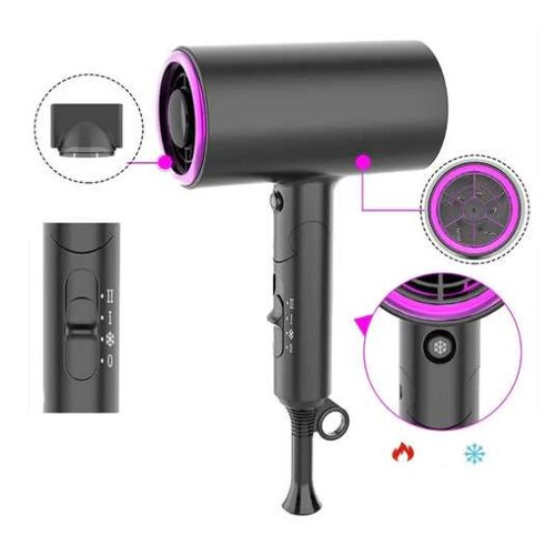 1800W Ionic Hair Dryer with Diffuser