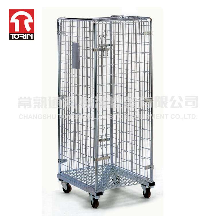 厂家生产 移动物流台车搬运笼车仓储笼Z型拆装式周转车SWK1012