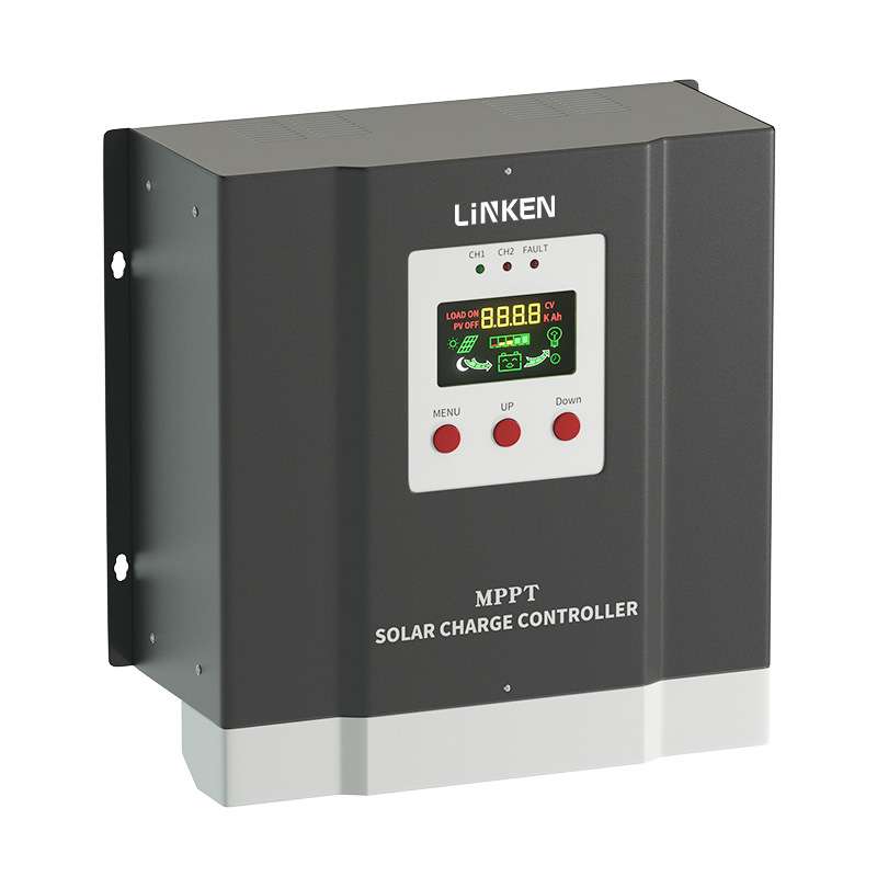 MPPT太阳能光伏充电控制器12V-48V100A 充放电太阳能控制器