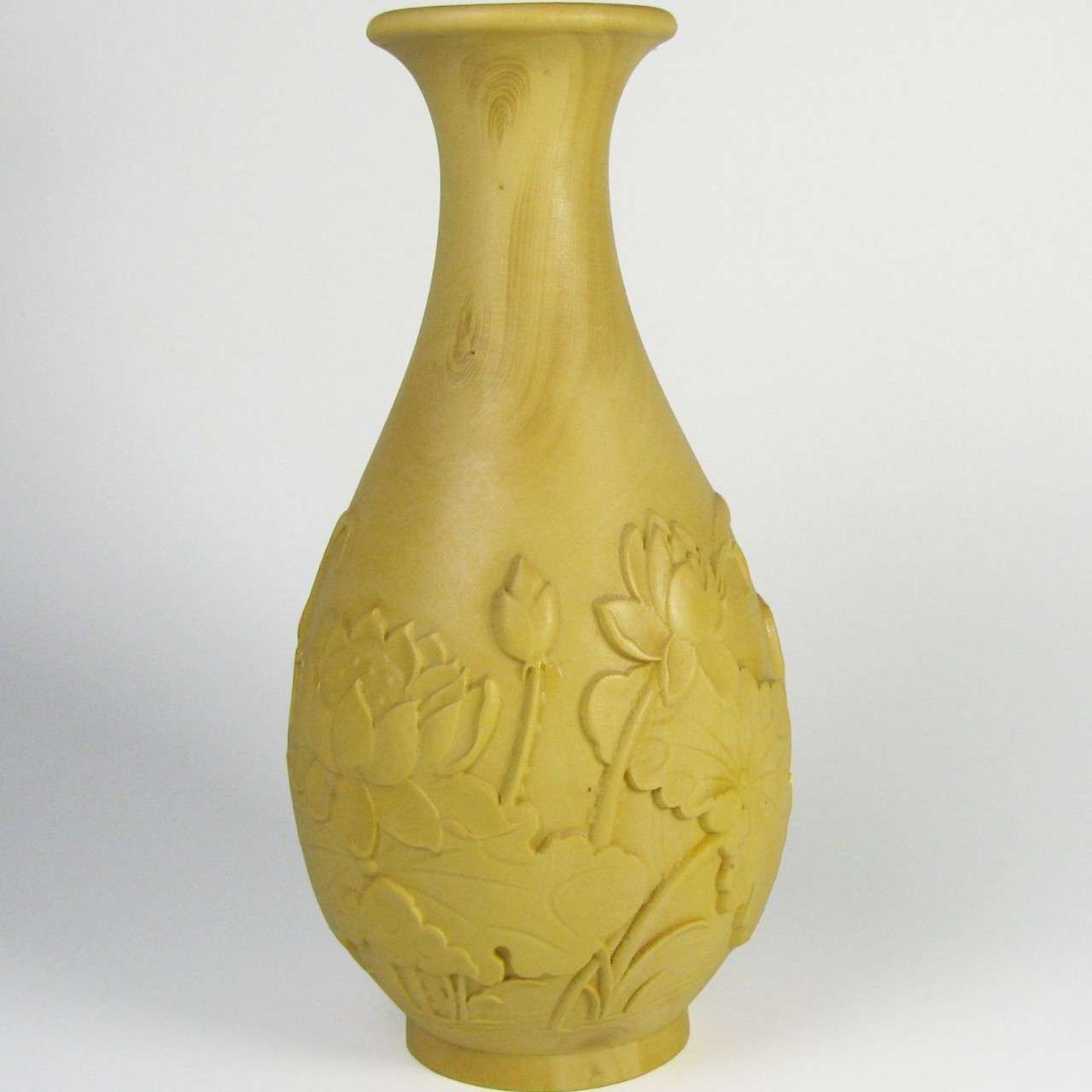 黄杨木雕厂家 福花瓶 家居供佛工艺品装饰摆件