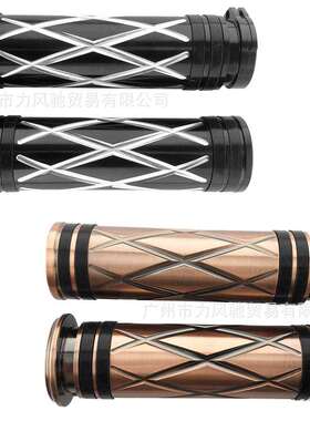 适用哈雷XL883 硬汉 1200N X48肥仔 戴娜改装CNC复古手把套手把胶