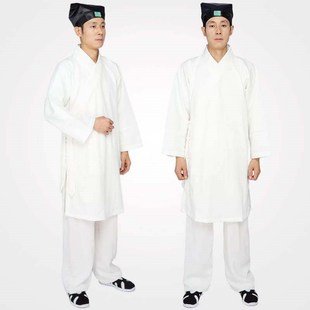 新款传统道袍秋冬道服男装道袍冬季棉服外套衣女装中式道士服装男