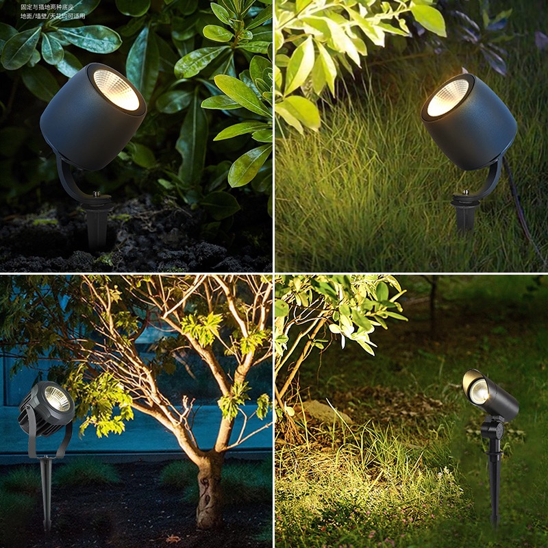 照树灯草坪灯庭院灯景观灯户外防水花园LED射树灯地插灯园林亮化