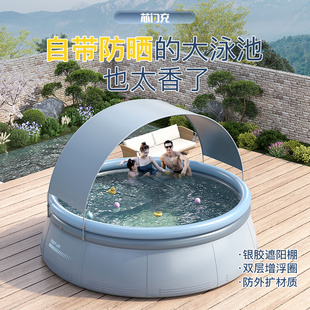 大型儿童游泳池家庭家用小孩室内充气泳池大人户外超大号折叠水池