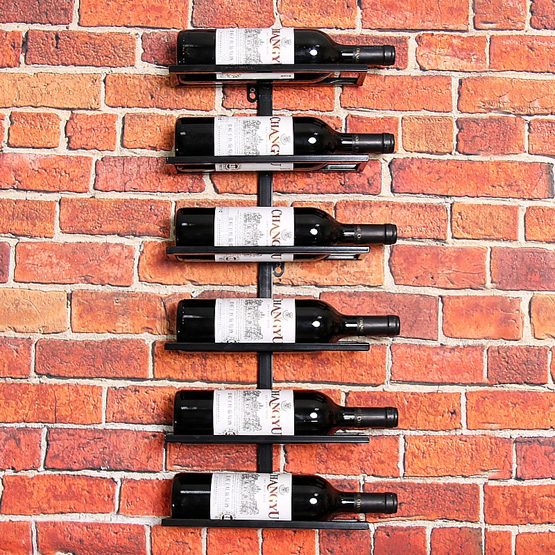 红酒架摆件欧式创意葡萄酒壁挂酒瓶架铁艺展示架客厅酒柜酒瓶架子