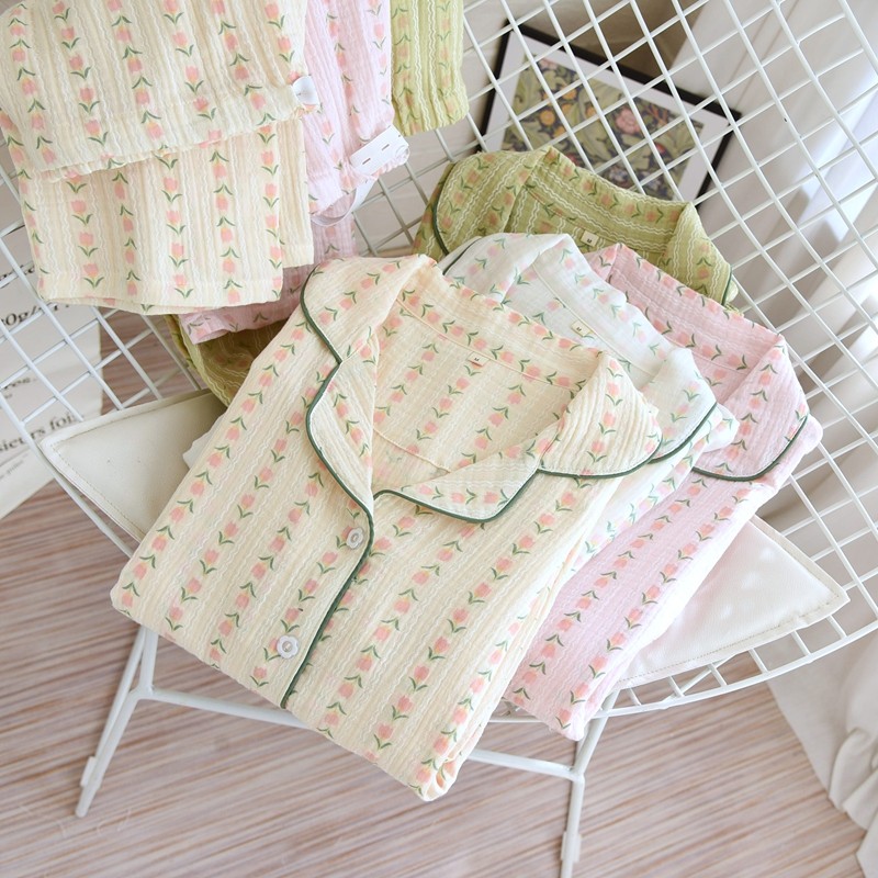 孕妇睡衣女春秋夏季月子服纯棉纱布大码产后哺乳喂奶衣薄款家居服