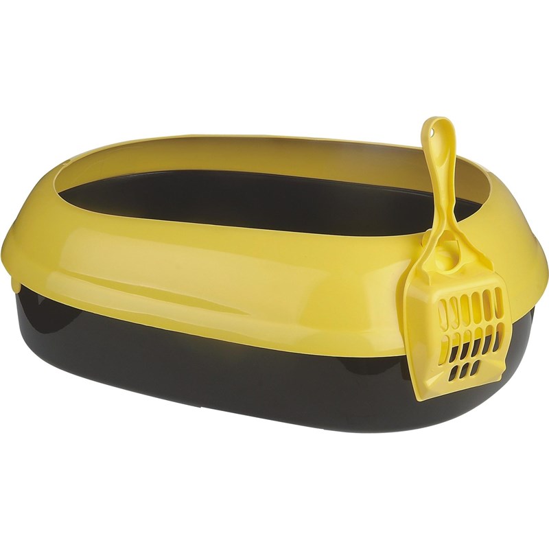 特大号圆形防溅猫砂盆猫厕所 猫便盆清洁用品