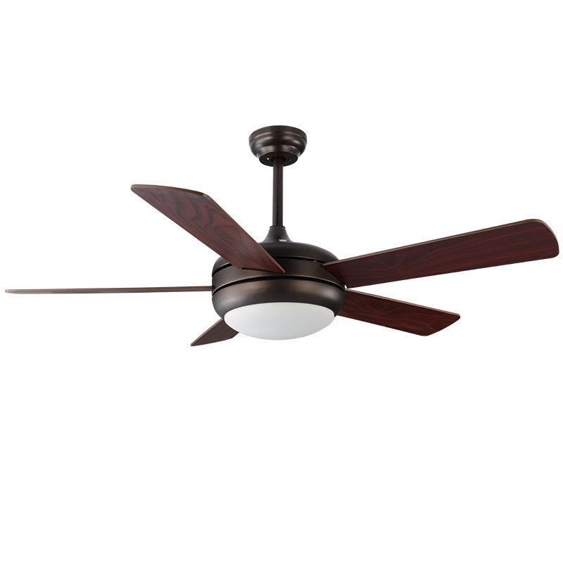 简约风扇灯led木叶餐客厅美式带灯吊扇灯家用电风扇现代吊灯遥控