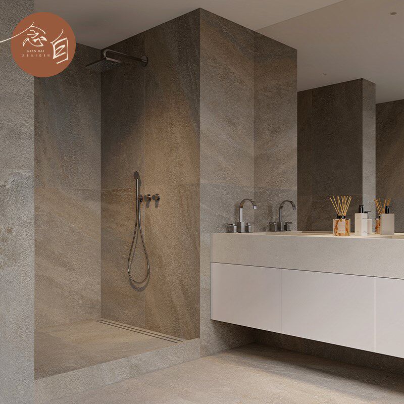 流纹岩质感广东瓷砖厨房浴室墙砖别墅客厅全屋阳台地砖厕所防滑砖