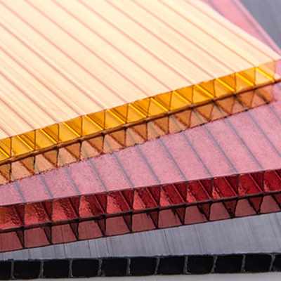 速发采光板定制g聚p碳酸酯pc阳光中空蜂窝阳关板采光瓦