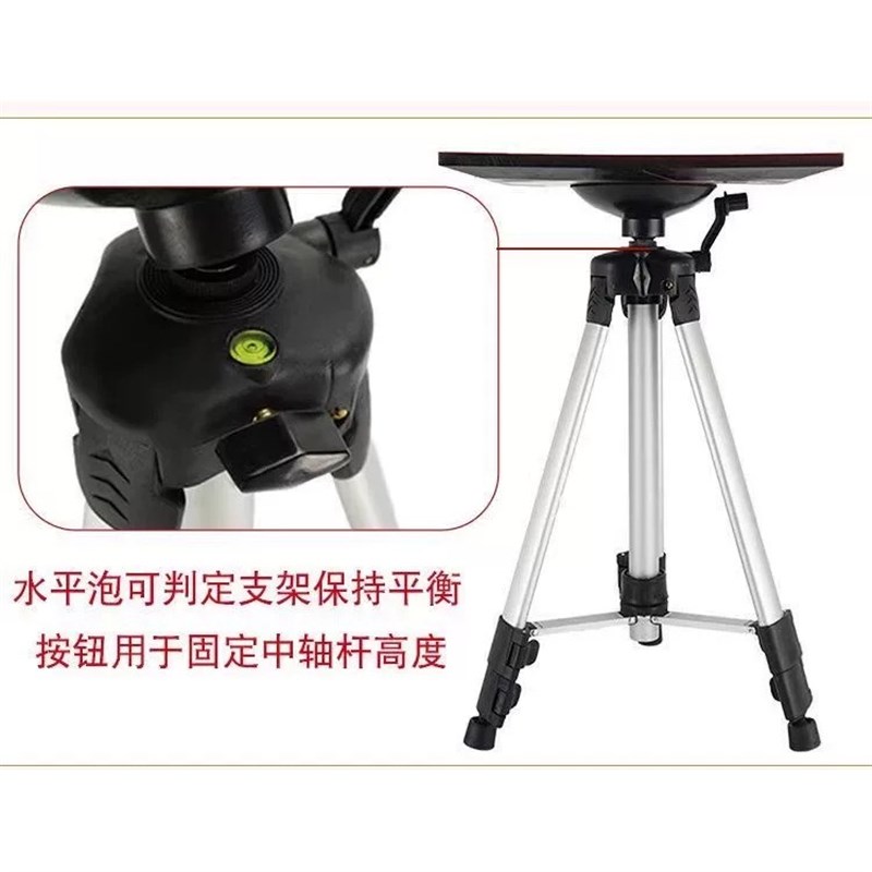 罗盘支架三脚架无磁加q粗铝合金便携多功能带吸盘可伸缩水平罗经