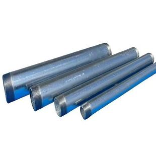 双新头热镀锌管现货款注浆坡管隧道232管棚管花管边支护丝钢管