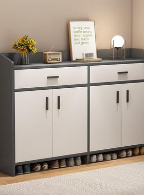 鞋柜家用ZTL门口玄鞋关一大容量柜收纳神器省空间简体易入门架出