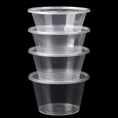 一次性包盒饭23121400盒食品级圆形饭碗方形餐盒打商用外长卖快餐