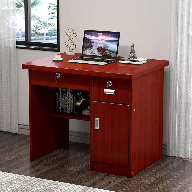 米写字桌学生迷c你带抽屉小写字台办公桌YEV锁单人书桌80m家用户