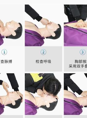 心复苏模拟人急救训练人模C肺PR操535作心脏型按压人工呼体吸假人