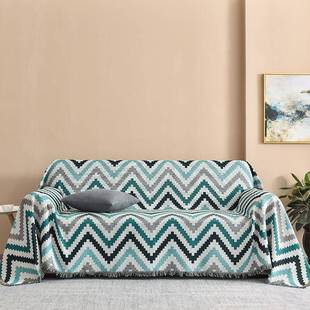 北用欧风双面网红盖沙发巾沙发布全盖发毯床单0003沙沙发套罩四季