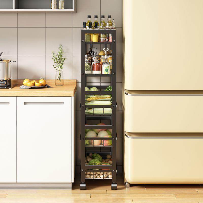 架多层菜移动水果蔬菜厂家直供厨房落地收纳架储物小推火锅车纳架