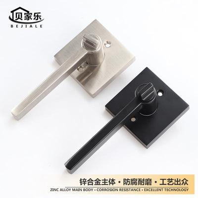 三杆锁办公房BJL-2224卧手室家具门锁室内间门锁卫生间门把锁锌合