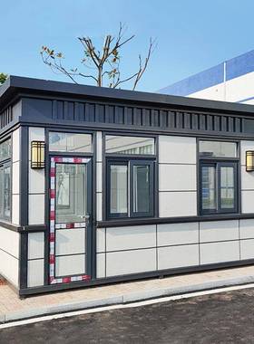 盛辉嘉业亭岗FPN岗亭保安成品门卫室真漆小区户外值班石订亭厂家