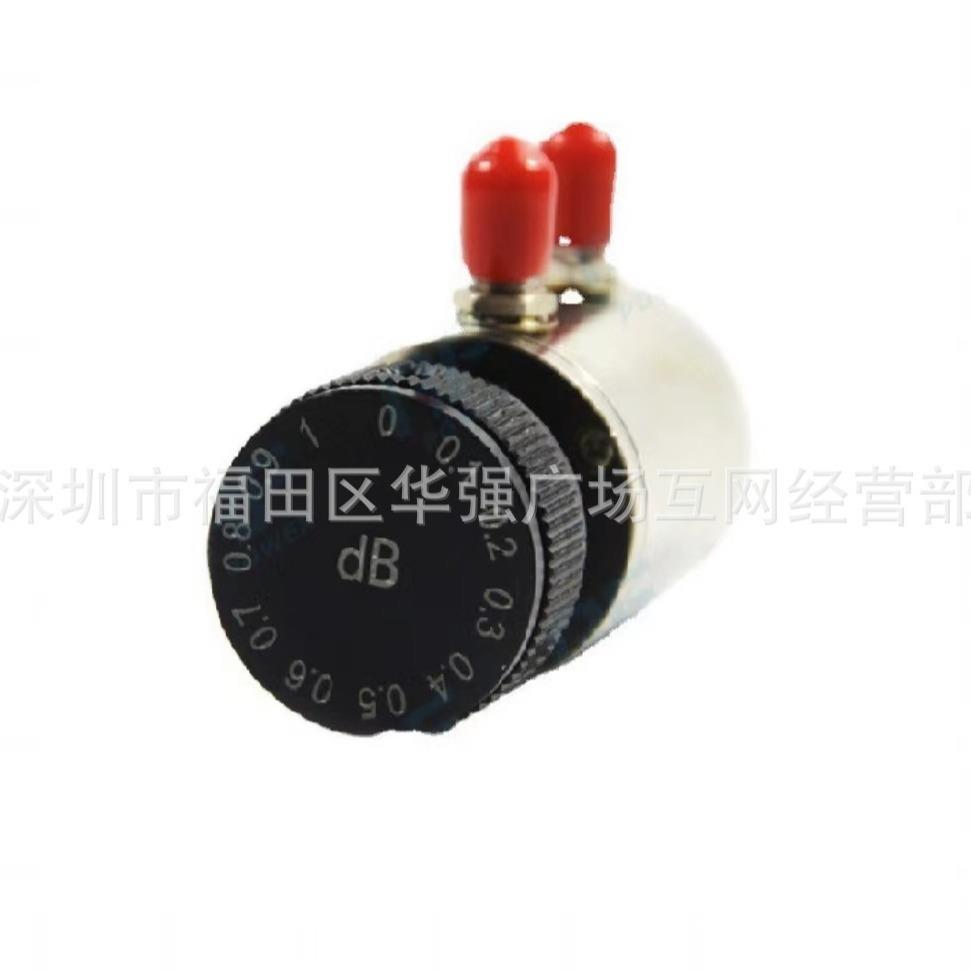 SMA-KK-6G旋转可调衰减器0.1dB步进单股衰减器6G旋钮手动式衰减器