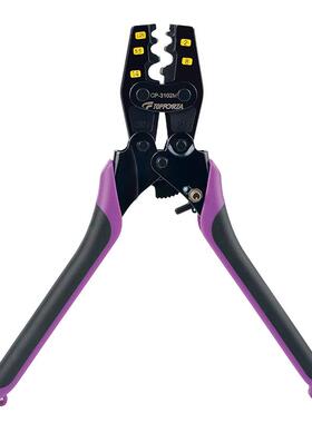 拓伏锐双色柄YO裸端子棘轮压接钳压线钳冷压接钳象鼻子端子钳