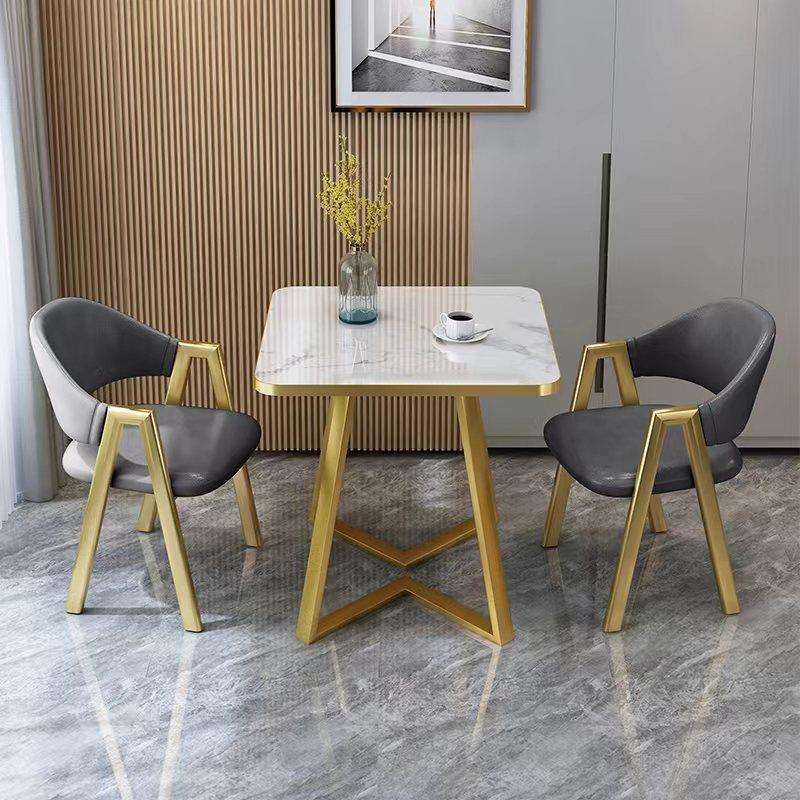 休闲接待会客洽谈桌椅组合店铺谈判办公休息区小户型阳台家用方桌