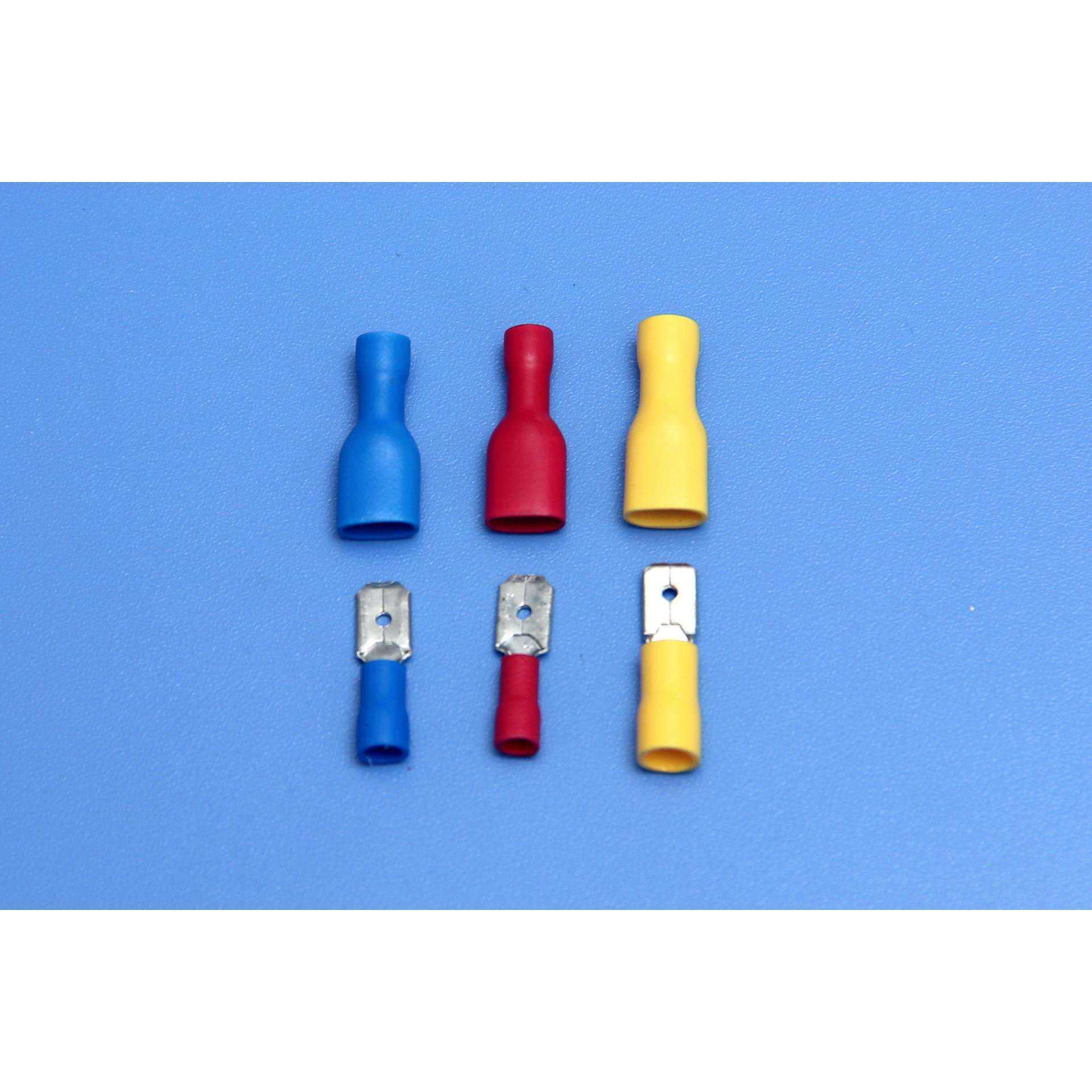 FDFD1.25-187(5/8)母全绝缘接头 4.8冷压插簧 FDFD2-250