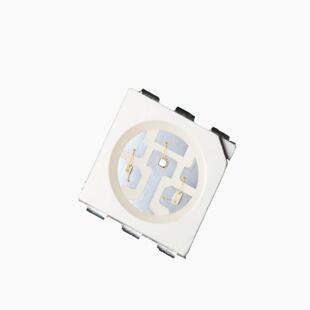 发光管5050全彩慢闪贴片led灯珠5050rgb七彩快闪0.2w自闪变色三色