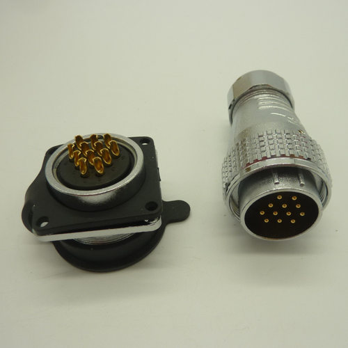 WS28J12TP配套WS28K12Z威浦工业设备圆形连接器PLS-2812-PF插头