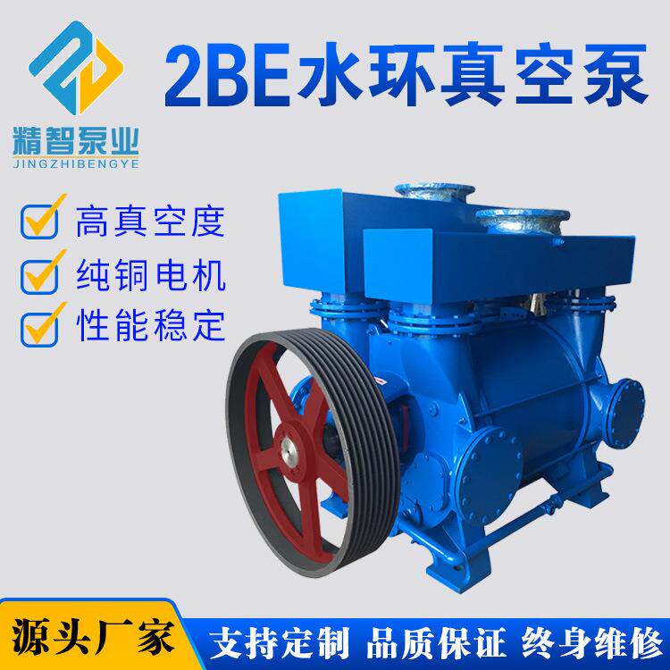 2BE水环式真空泵铸造高真空度卧式压缩机气体传输制糖液环真空泵