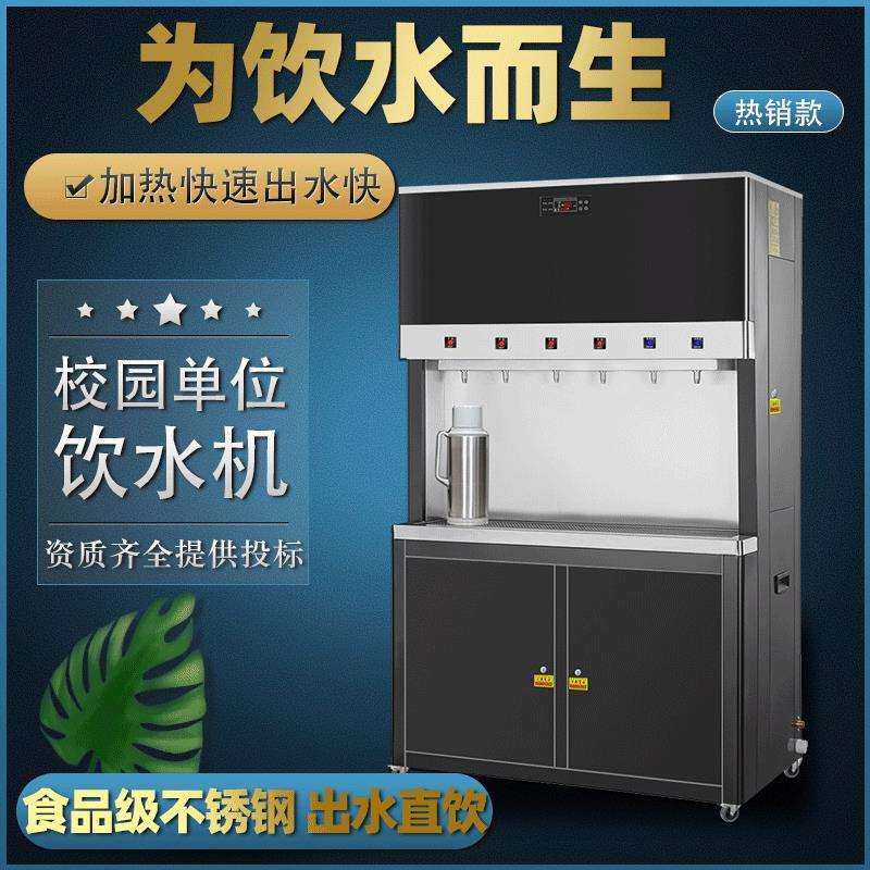 步进式开水器学校公共饮水机冷热款和温热款单位净水一体直饮机
