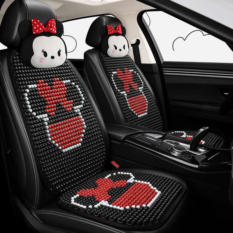 汽车坐垫夏季凉垫单片透气木珠夏天后排座垫四季通用货车轿车垫子