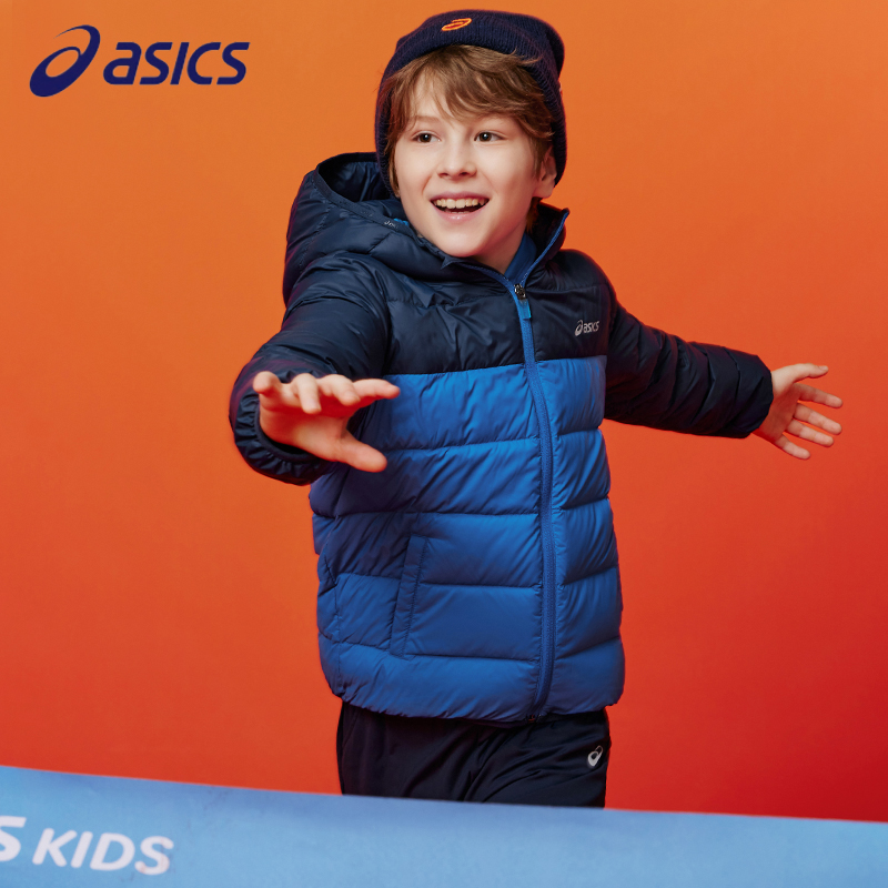 亚瑟士轻薄羽绒服保暖运动百搭