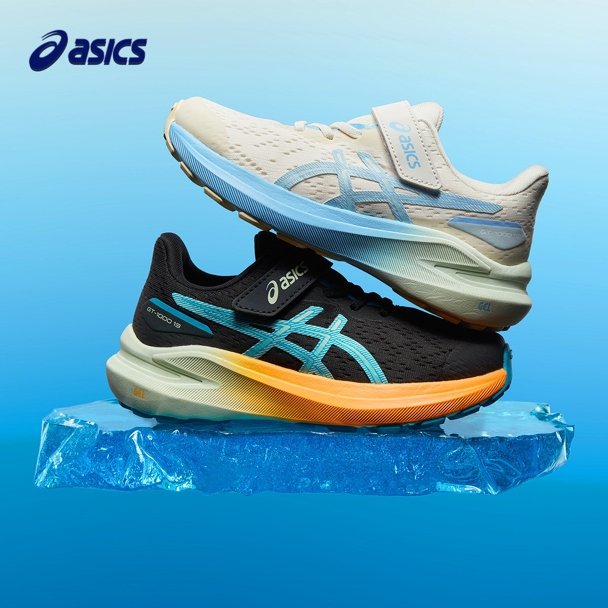 亚瑟士跑步运动鞋网眼透气